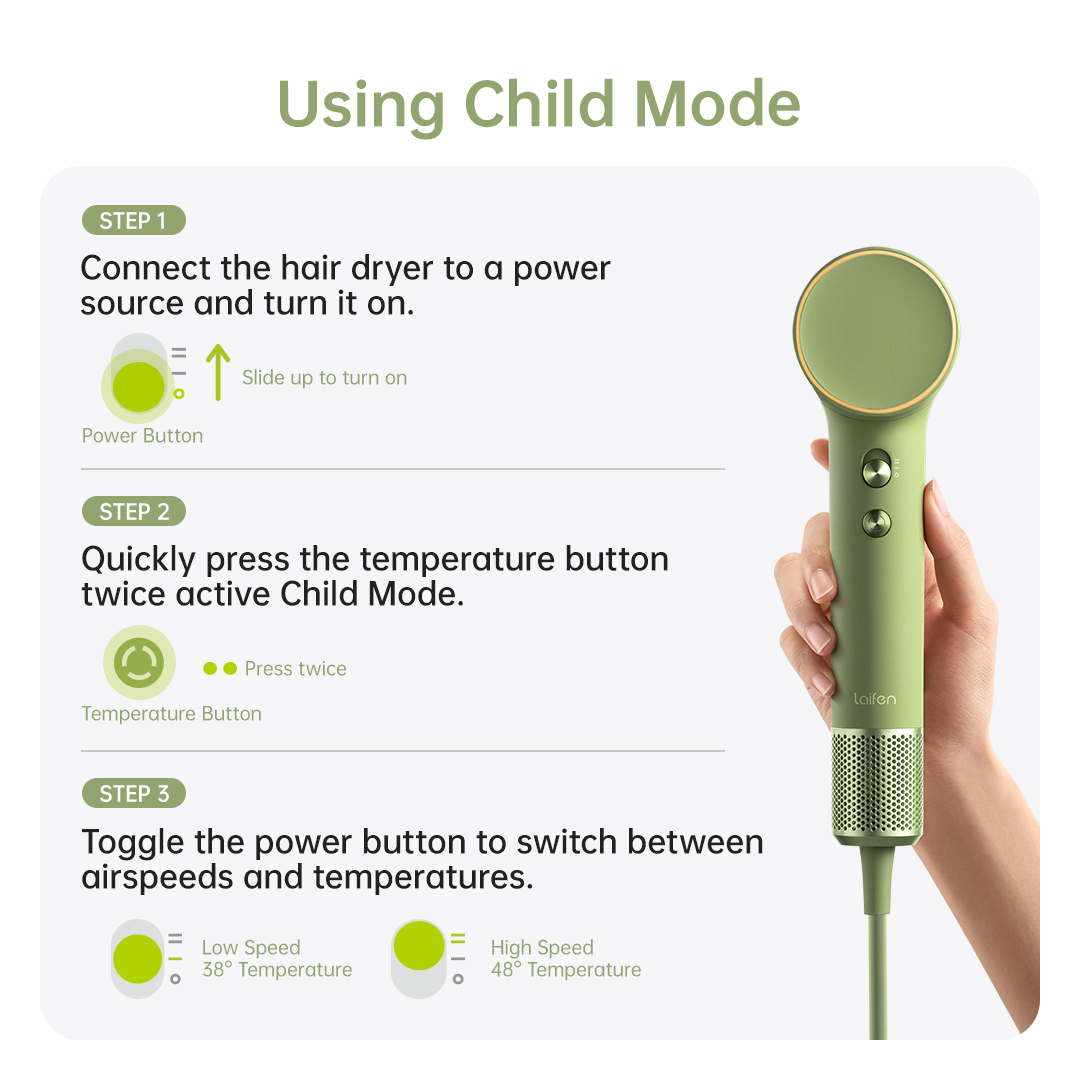 Laifen Mini High-speed Hairdryer