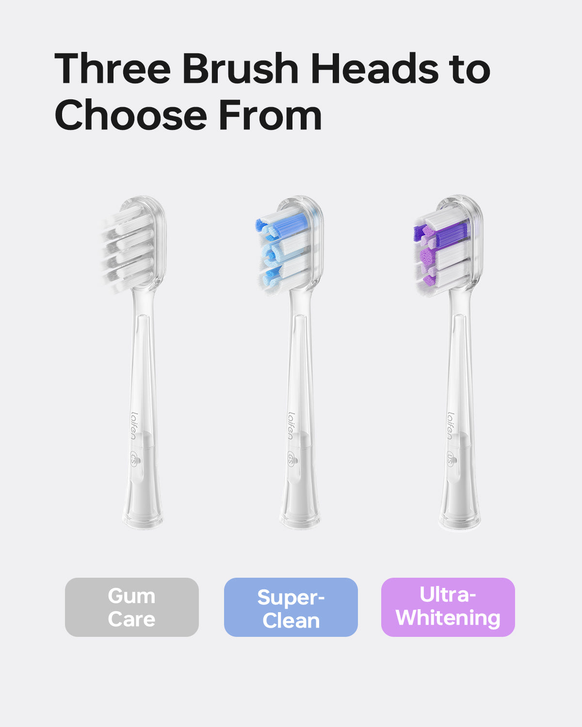 Laifen Wave Replacement Toothbrush Heads