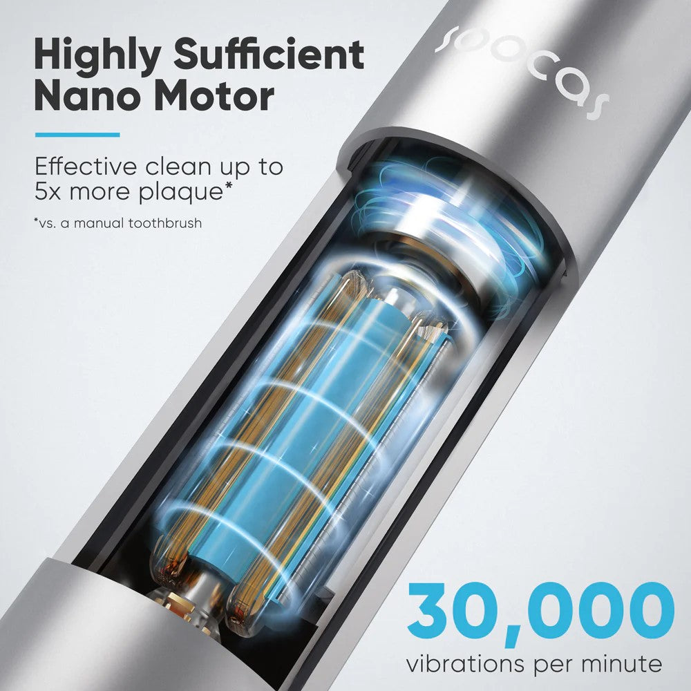 Soocas Spark Silver Sonic Electric Toothbrush
