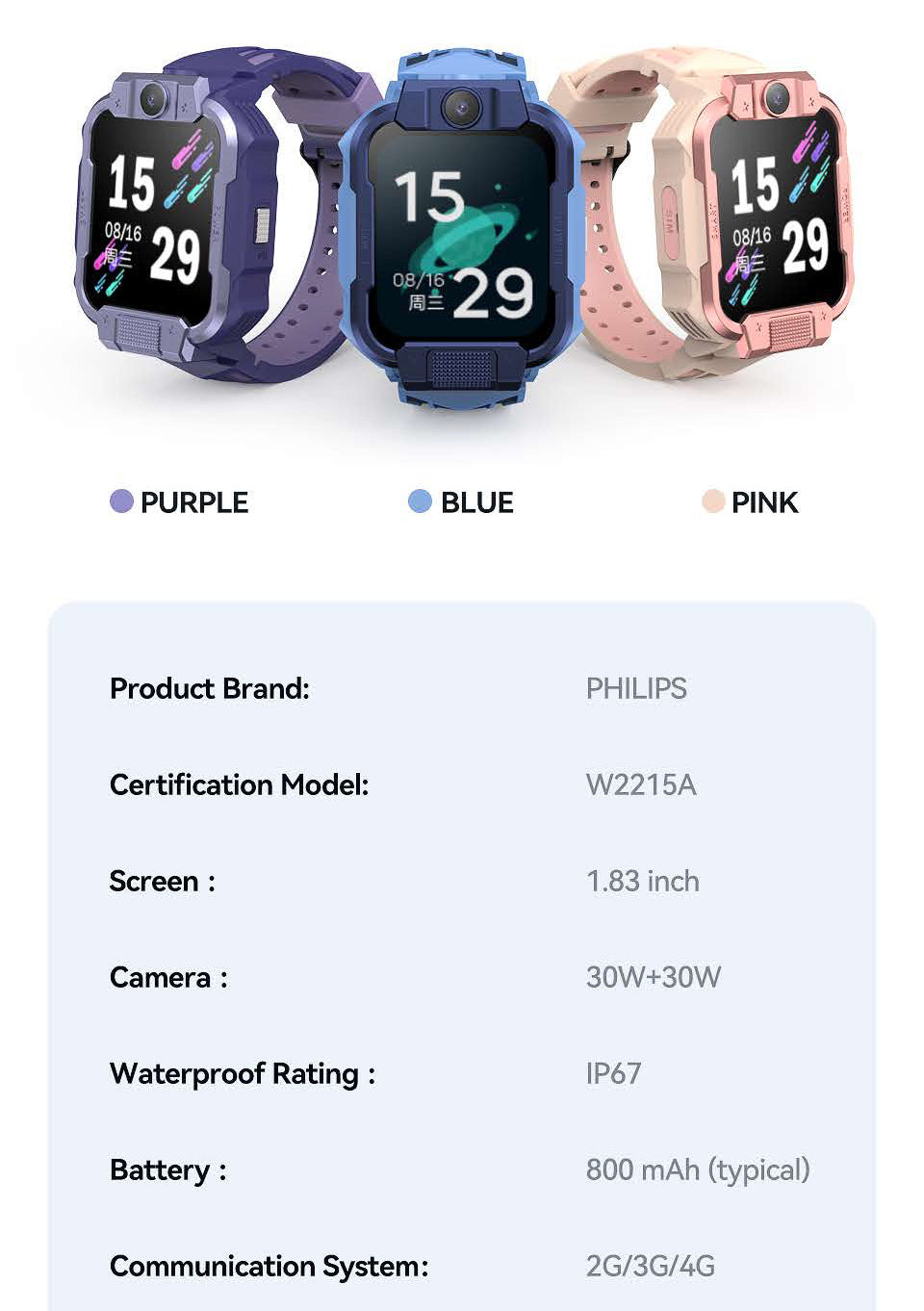 Philips Kids Watch F1 Max