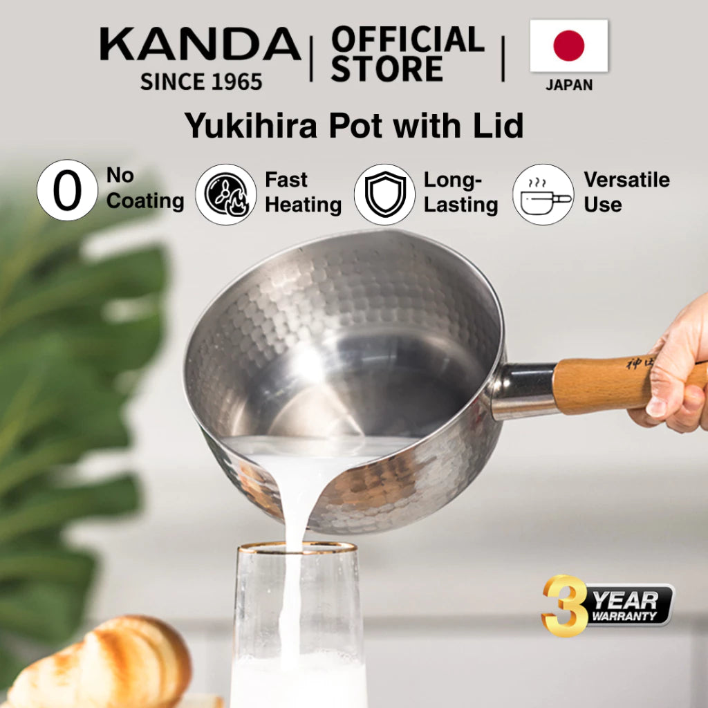 Kanda 18cm Japanese Yukihara Series Pot Set (Pot + Lid)