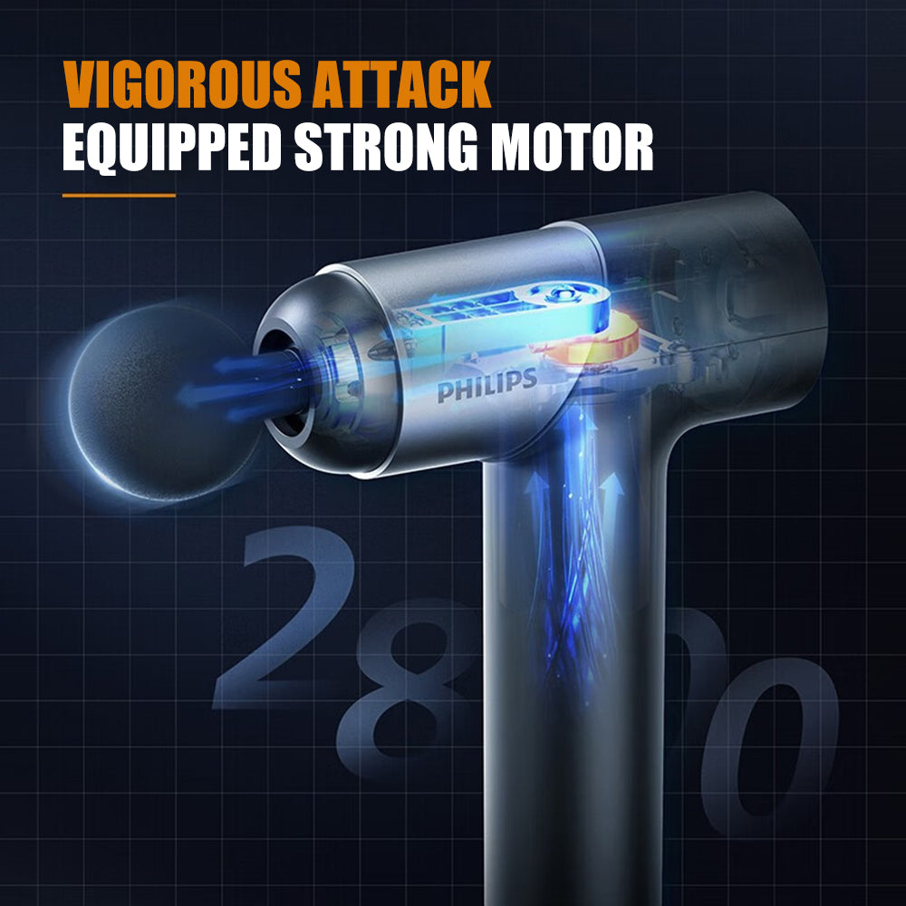 Philips Massager Massage Gun PPM7323BK