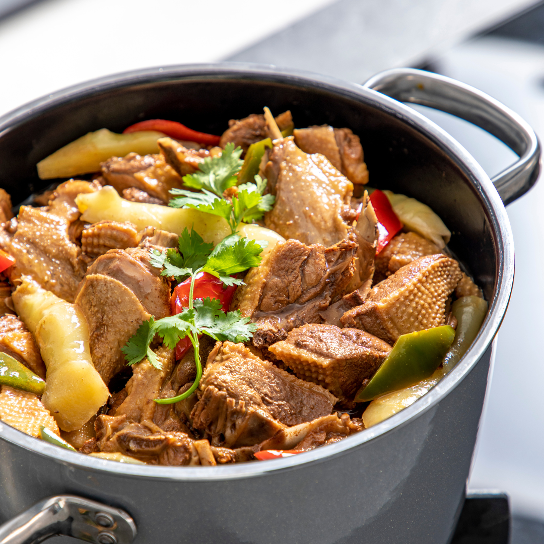 Kanda Japanese Ultra-Light Waterless Stew Pot 22cm Micro-Pressure Braiser with Titanium Fresh-Lock Coating